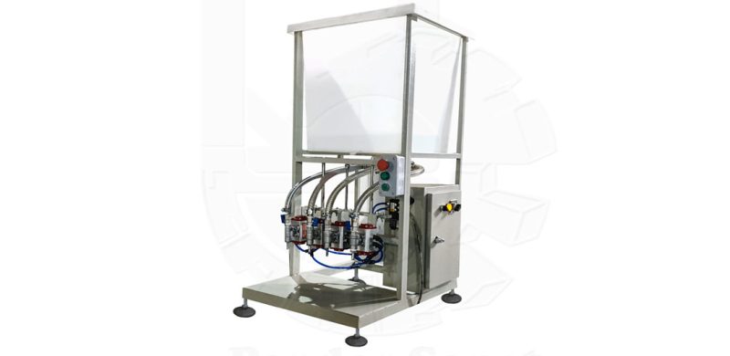 دستگاه پرکن مایعات نیمه اتوماتیک خطی دستگاه پرکن مایعات نیمه اتوماتیک خطی